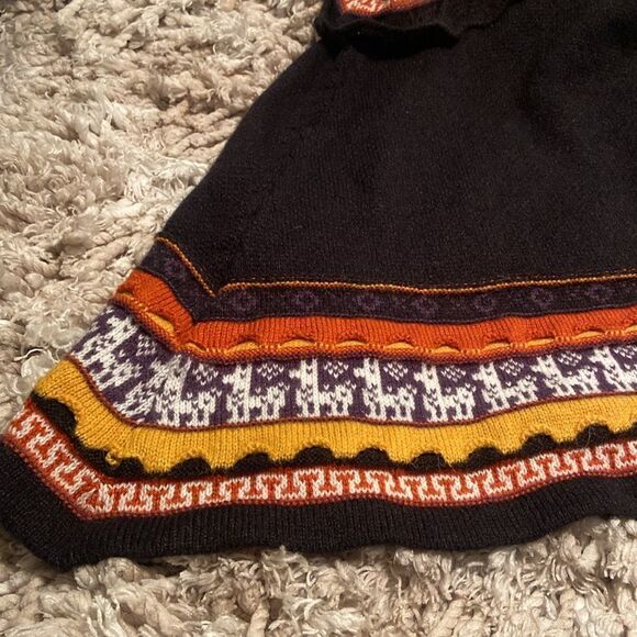 Alpaca Poncho ladies one size - Picture 3 of 4